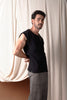 V-neck striped T-shirt