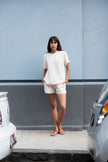 Short shorts with pockets