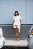 Short shorts with pockets